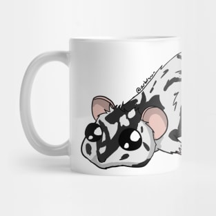 A little Hammie - Dominant Spot Black Mug